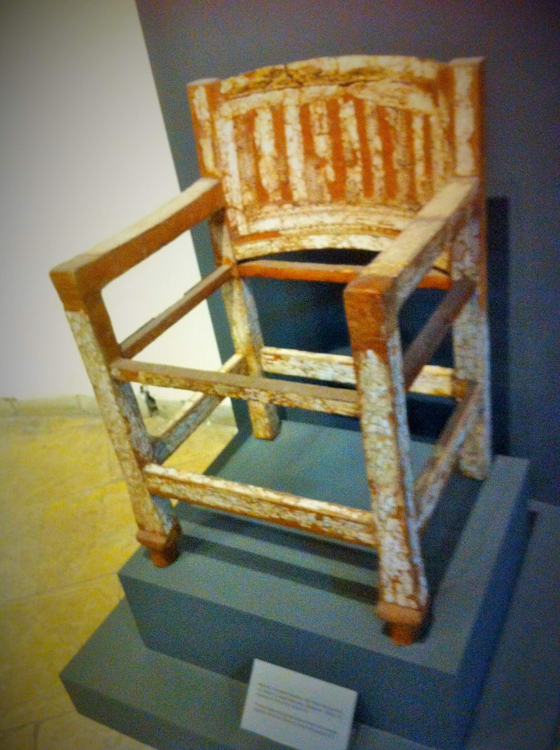 Silla del Museo de Nicosia. Chipre