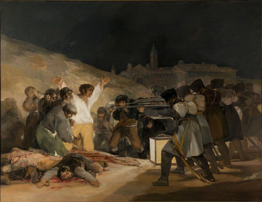 Cuadro de Francisco de Goya de los fusilamientos del 3 de Mayo.