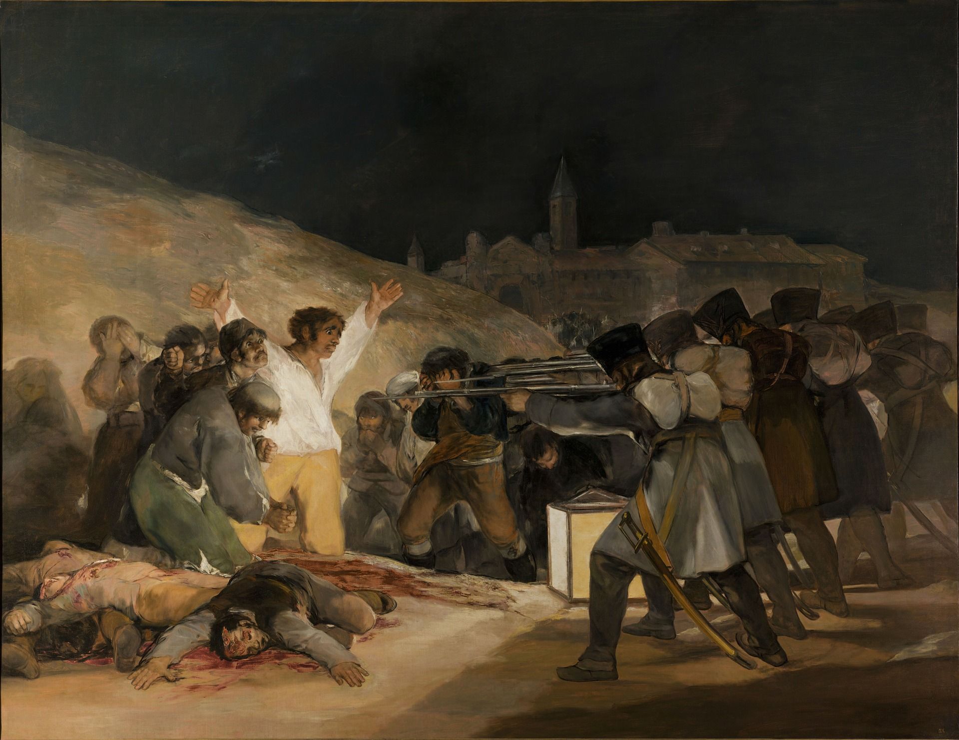 Cuadro de Francisco de Goya de los fusilamientos del 3 de Mayo.