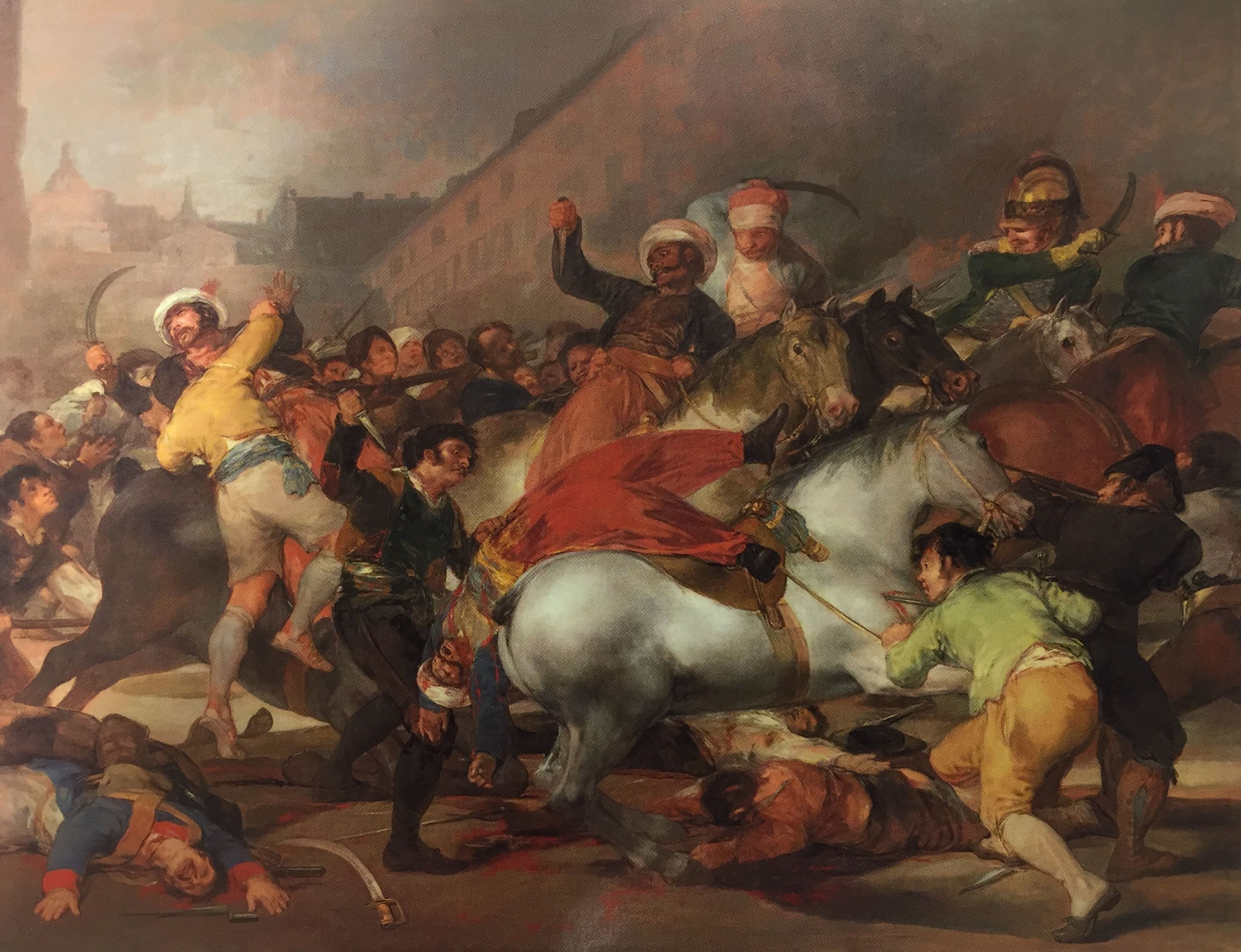 Postal del cuadro de Goya.
